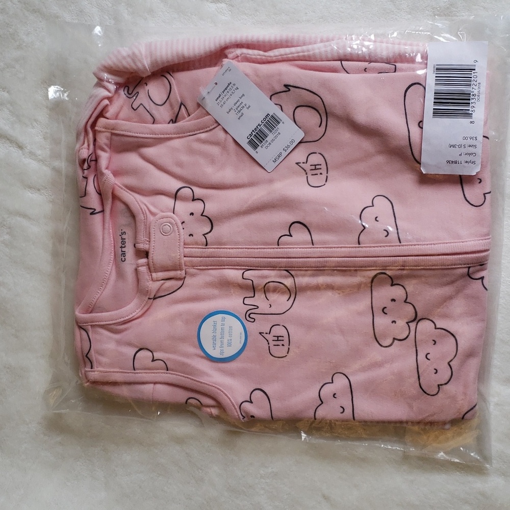 NWT Carter's Sleep Bags - Size Small